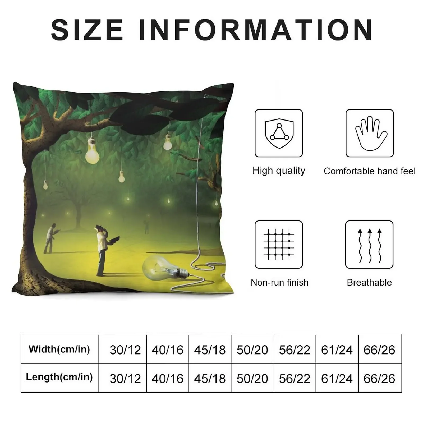 Lampadas na Floresta Декоративная подушка Рождественские чехлы Новогодняя