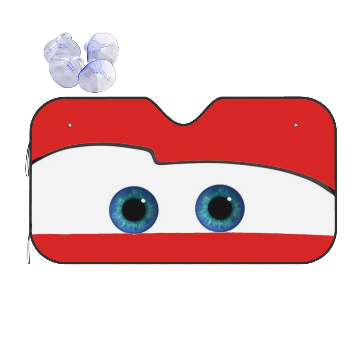 Молния Маккуин глаза складной солнцезащитный козырек на лобовое стекло 70x130 см