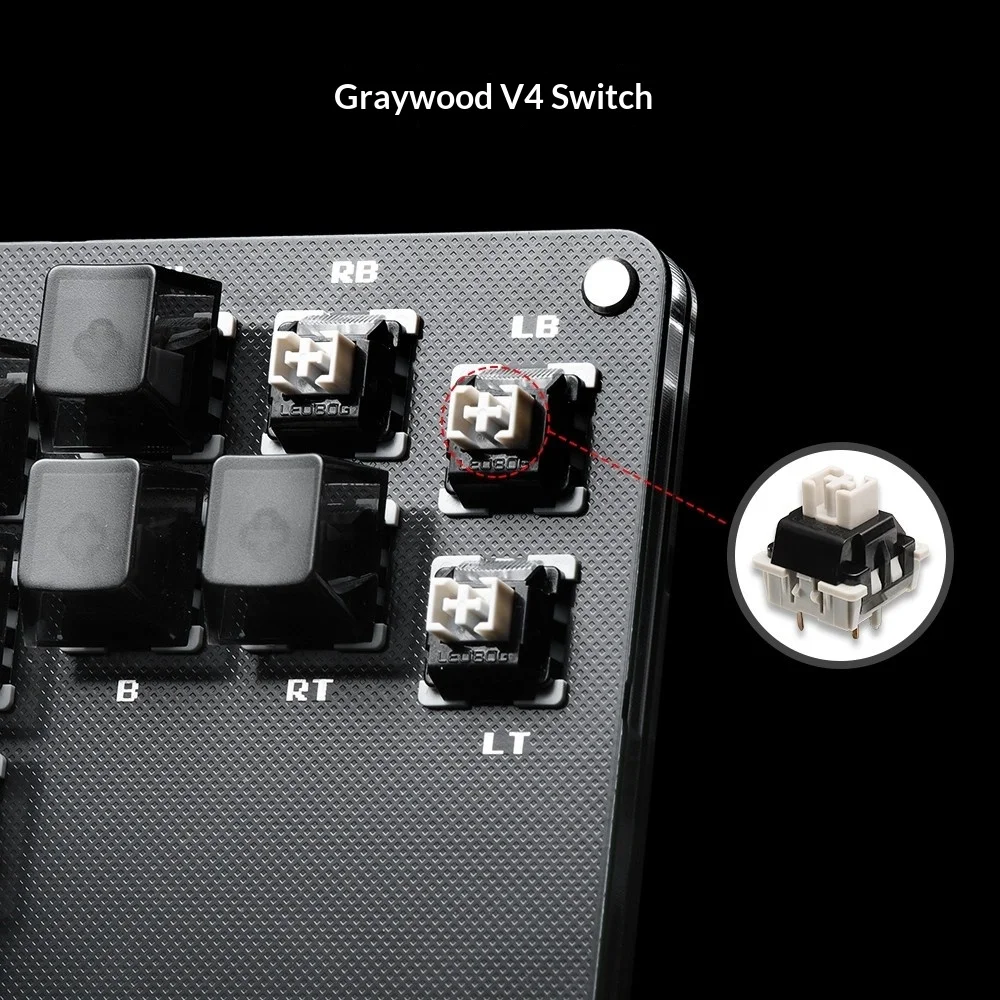 Фото Hitbox Haute42 Fighting Keyboard Игровой контроллер Switch ПК Android Ps Acrade Steam Deck Street Fighter Игровая консоль серии 6b №4