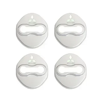 

4 шт., чехол для автомобильного дверного замка из нержавеющей стали для Mitsubishi Ralliart Lancer EX ASX Outlander Pajero Sport Eclipse Cross Delica