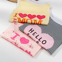 cartoon dog clothes small dogs summer chihuahua vest dog cat t shirt letter print cute puppy vest puppy costume pet clothing top