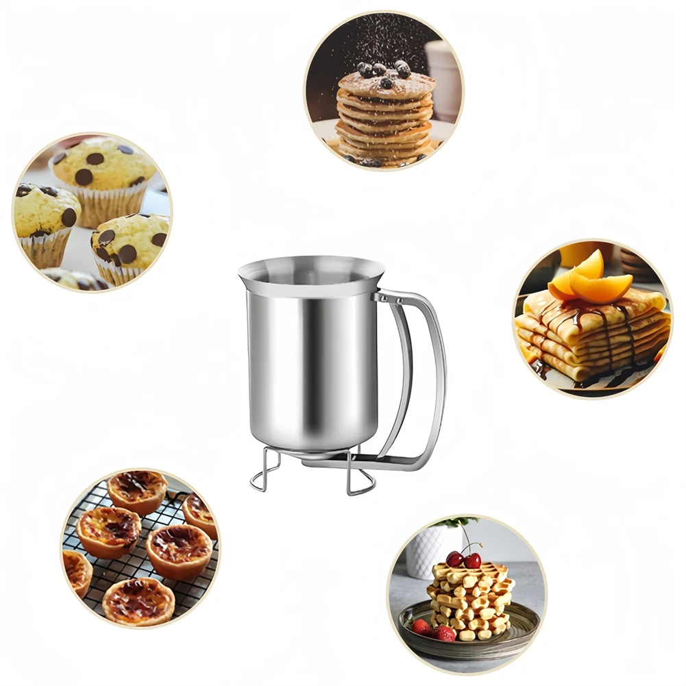 Нержавеющая сталь S Teel Диспенсер для теста блинов Воронка B Инструменты Aking