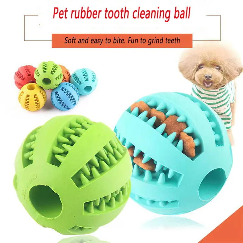 

Pet Silicone Toy Ball Interactive Bite-resistant Chew Toys For Small Dogs Cleaning Teeth Teeth Grinding Pet Chew Accessories Hot