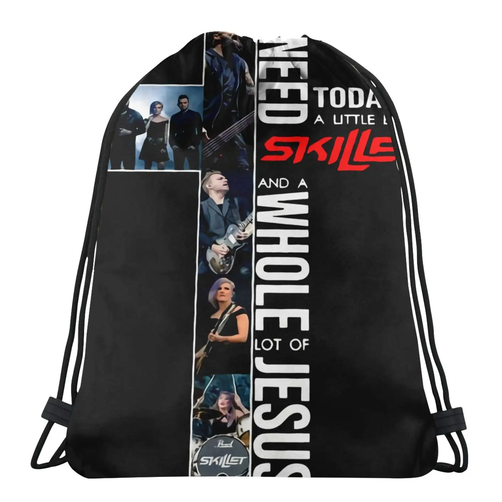 

Skillet Band All I Need Today Men's Backpack Anime Shoe Bag Organza Bag Bags For Girls Package Drawstring Bag Hip Sack Pouches