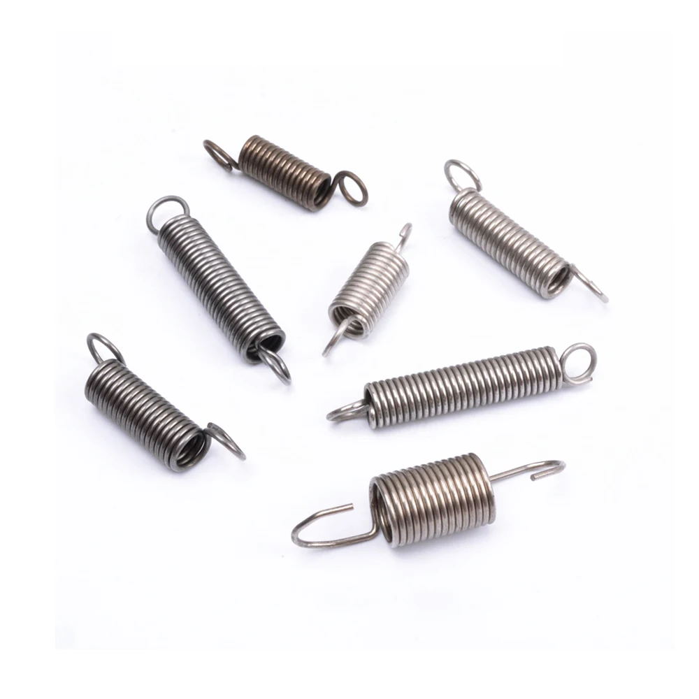 

Finewe Outer diameter 12mm Wire diameter 1.2mm Stee Coil Diy Tension SpringWIth Hook