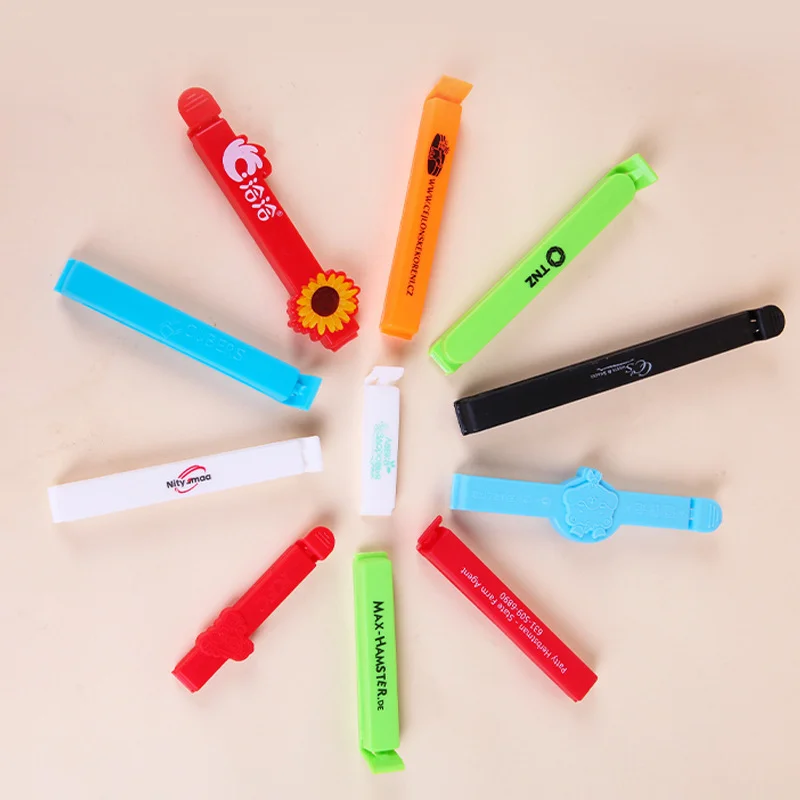 

10Pcs Portable New Kitchen Storage Food Snack Seal Sealing Bag Clips Sealer Clamp Plastic Tool Kitchen Accessories
