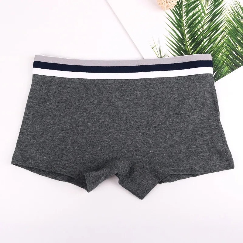 

Women Boyshort Cotton Panties handsome neutral Underwear Pure color Ultra Soft Panty Lingerie A19123