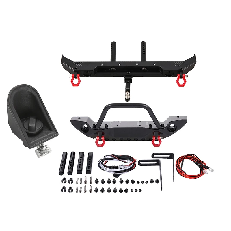 

Масляный бак, мягкая резина для Trx4 TRX-4 T4, масляный резиновый бак с металлическим передним и задним бампером для радиоуправляемого гусенично...