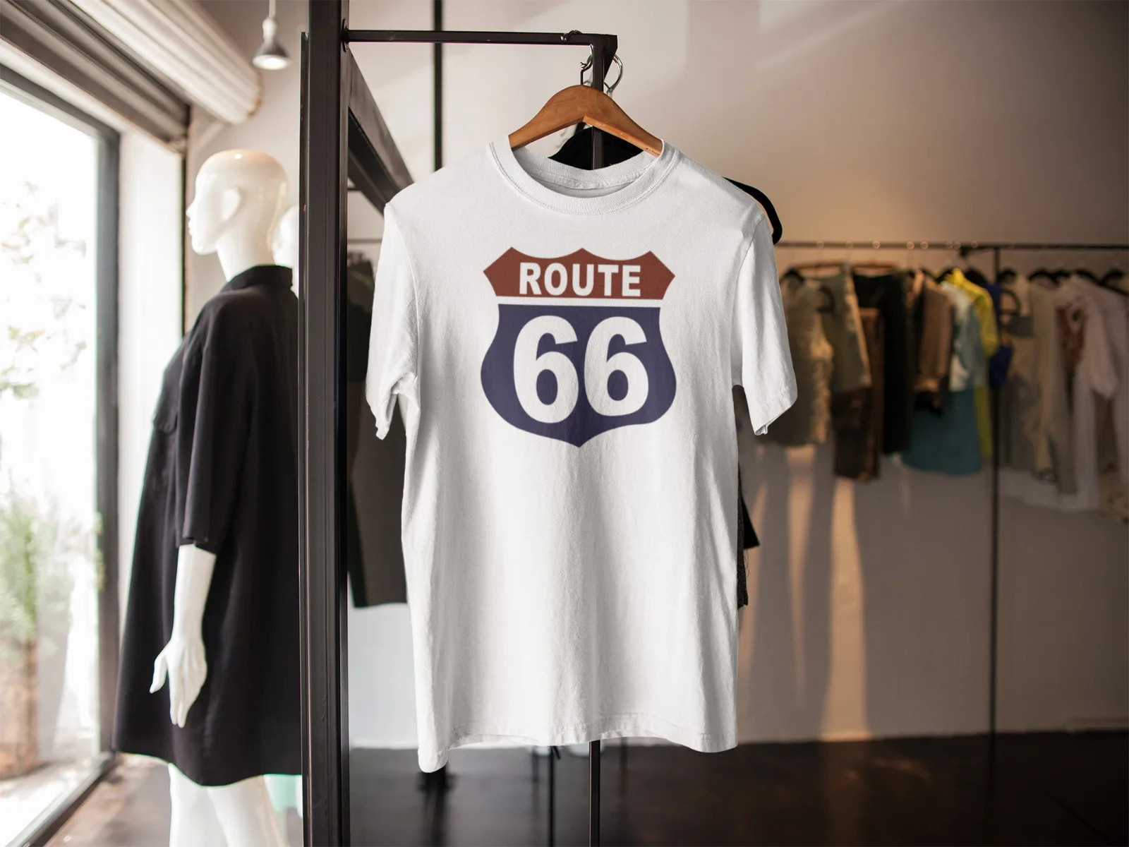 Футболка ROUTE 66 велосипедная для путешествий взрослых и детей