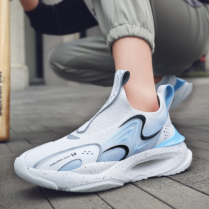 Free Running Shoes Men all-match Sneakers Men Mesh Breathable Cushion Jogging Sports Ultralight Sock Walking Shoes Male Footwear