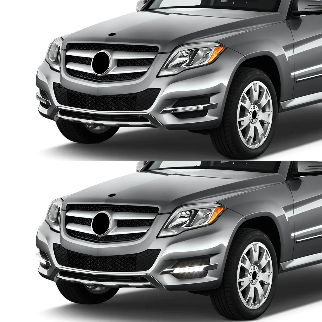 Светодиодные ДХО для Mercedes-Benz W164 X164 X204 ML350 ML450 GL450 GLK350 2009-2013, противотуманные фары, передний бампер, фары головного света 1649060251 1649060151 (art.: 3920dbbf42f73) - 3920dbbf42f73