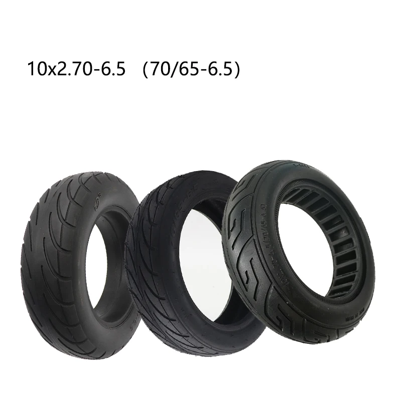 

high quality 10x2.70-6.5Tire 10 Inch Solid Tire 70/65-6.5 Thickening and Wear Resistance Tyre Electric Scooter Balance Car Parts