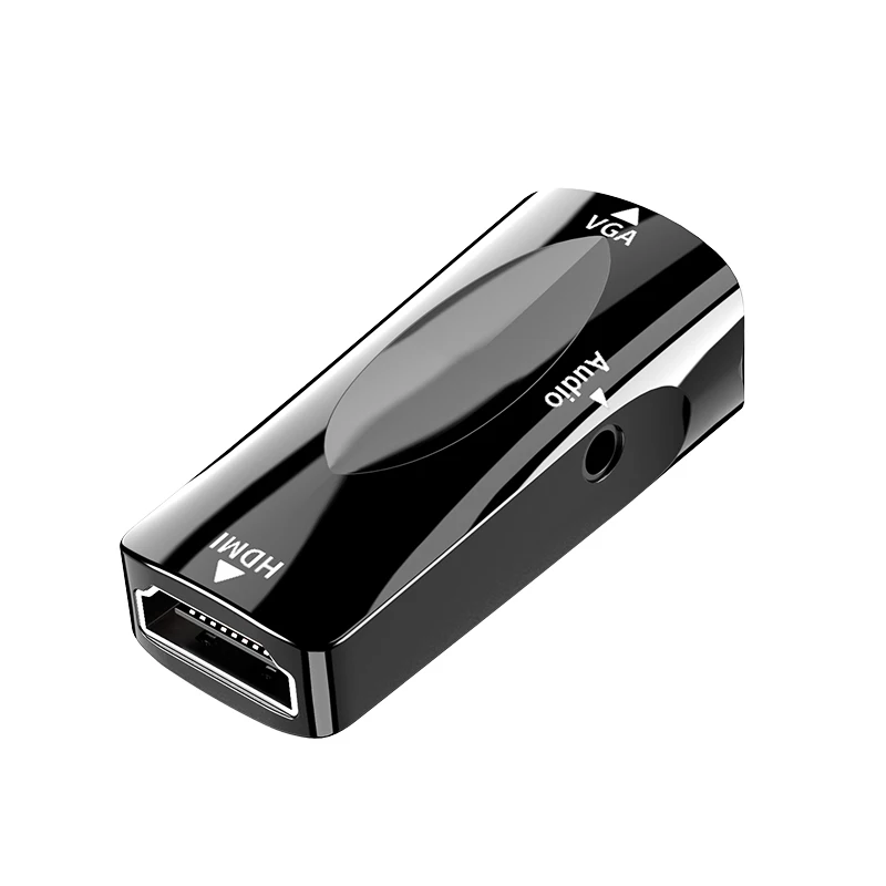 

HDMI To VGA Adapter Audio Cable Converter Male To Female HD 1080P For Laptop TV Box Computer Projector