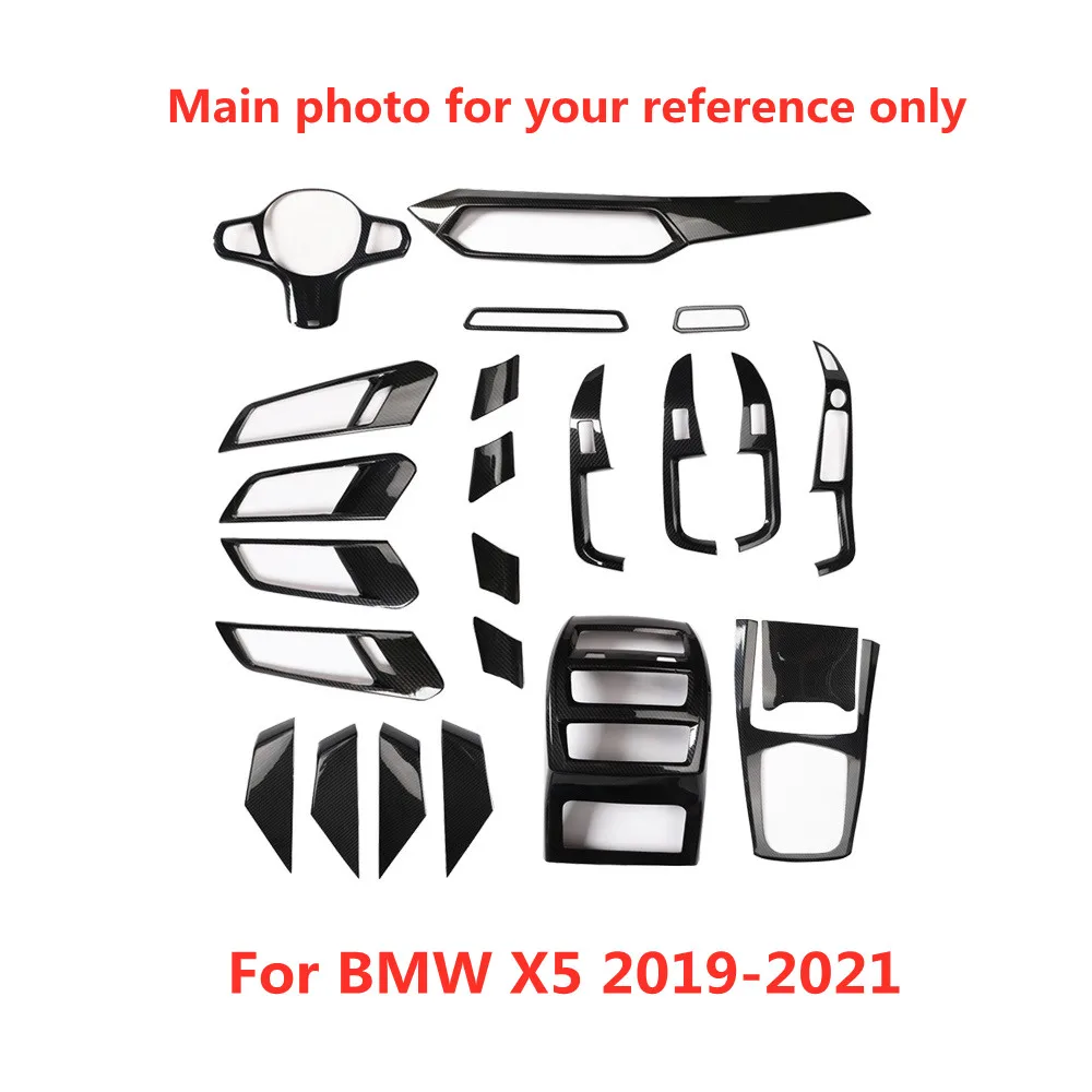 

Наклейка на дверную ручку, из углеродного волокна, для BMW X5 2019 2020 2021