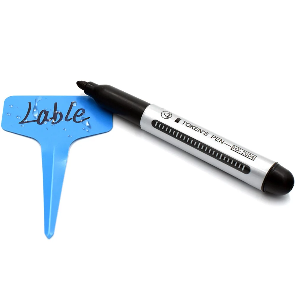 

5/10Pcs Black Marker Pen Fadeless Oil Token Pens Stationery Permanent Writing Tools For School Gardening Glass Leather CD