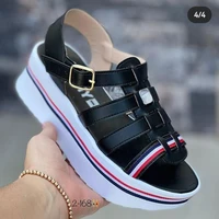 2022 new designer casual shoes summer cutout womens shoes sexy flat sandals thick sole sports fashion outdoor comfort sandals