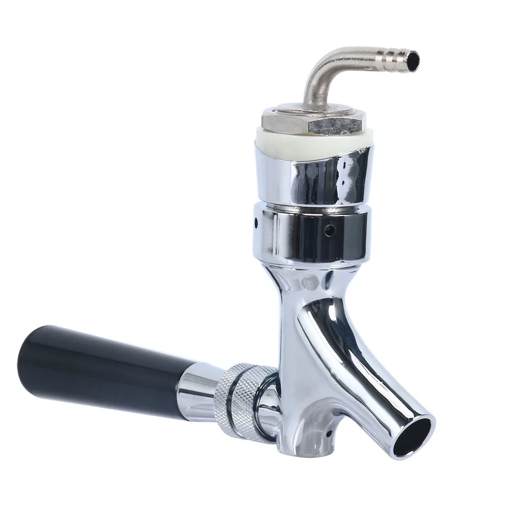 

Draft Beer Keg Faucet Stainless Steel Home Brew Fermenter Wine Juice Dispenser Drink Shank Tap