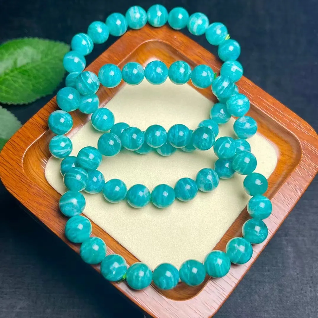 Лидер продаж браслет Unit One из натурального амазонита бусин