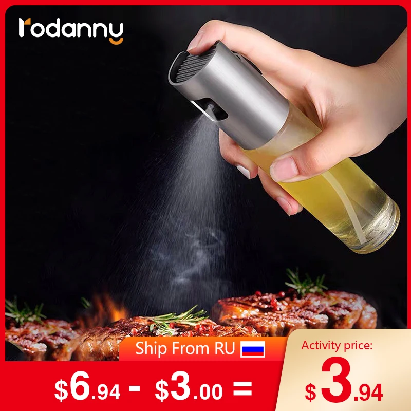 

Rodanny Salad BBQ Baking Olive Oil Spray Bottle Vinegar Pitcher Dispenser Cooking Grill Sprayer Kitchen Tools