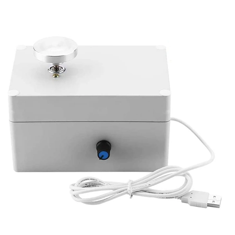 

Гончарная машина, 2000 об/мин, USB керамическое колесо, мини глина, изготовление керамики, сделай сам, рукоделие для школьного обучения, керамич...