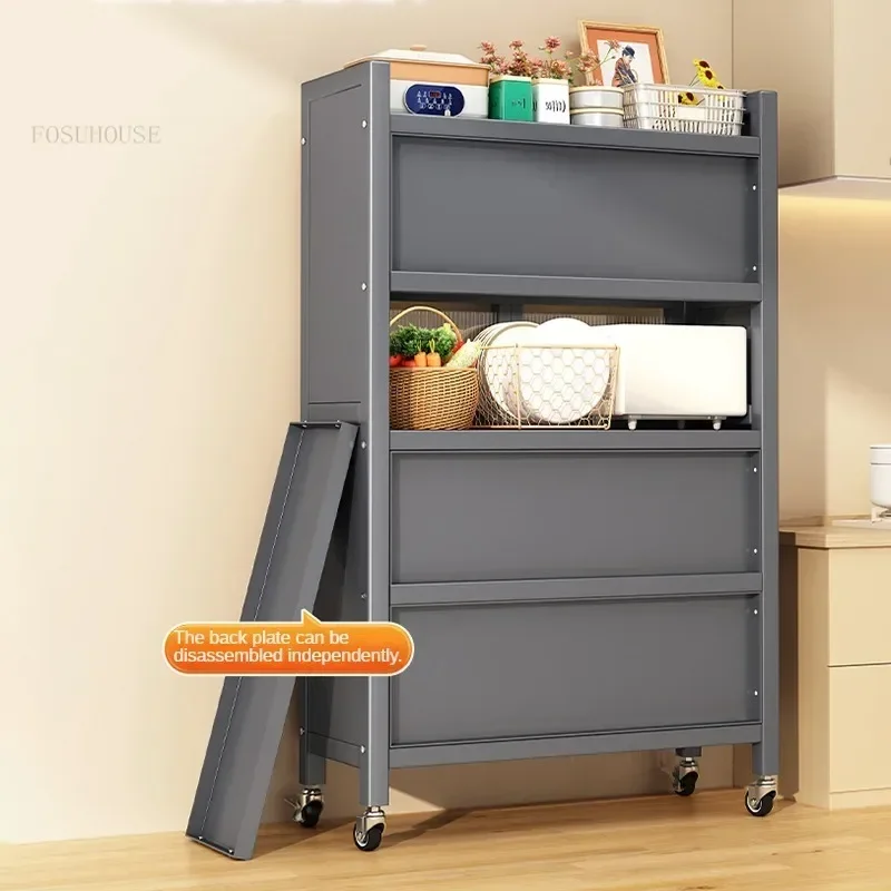 Утолщенные пыленепроницаемые кухонные шкафы сервант для гостиной многослойный