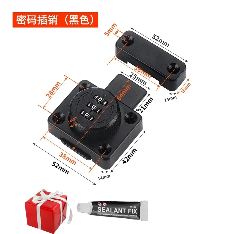 

Дверной кодовый замок из цинкового сплава, замок для входной двери для гостиной, спальни, поворотная дверная защелка, устойчивые к ржавчине противоугонные замки