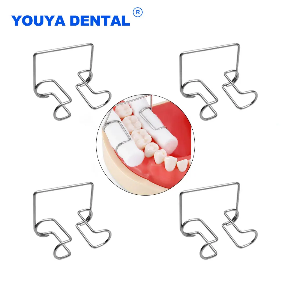 4 шт. стоматологический ватный зажим ортодонтические хлопковые принадлежности