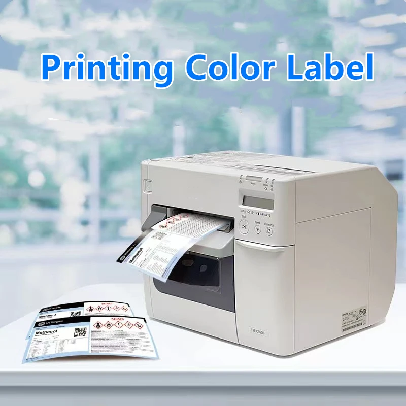 Полноцветный принтер для этикеток Epson TM-C3520 цветной самоклеящийся и штрих-кодов