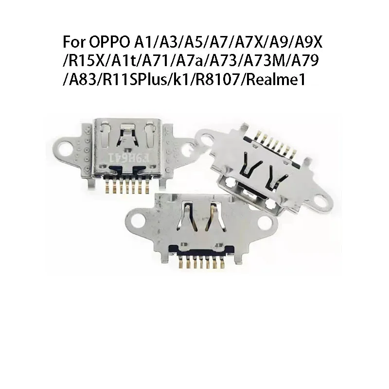 USB-разъем для зарядки OPPO A83 A9 A9X R15X A15X AX5 AX7 R5 A71 K1 A1T A3 A5 A7X A73 A79 F3 R11S 1 шт.