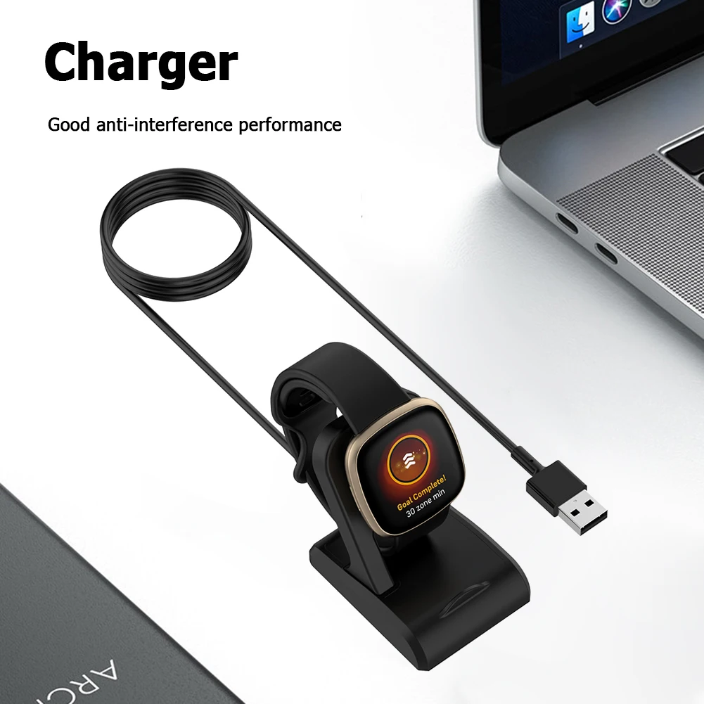 

1 м зарядная док-станция Быстрая зарядка вертикальное зарядное устройство для умных часов аксессуары зарядная док-станция для Fitbit Versa4 /sense2