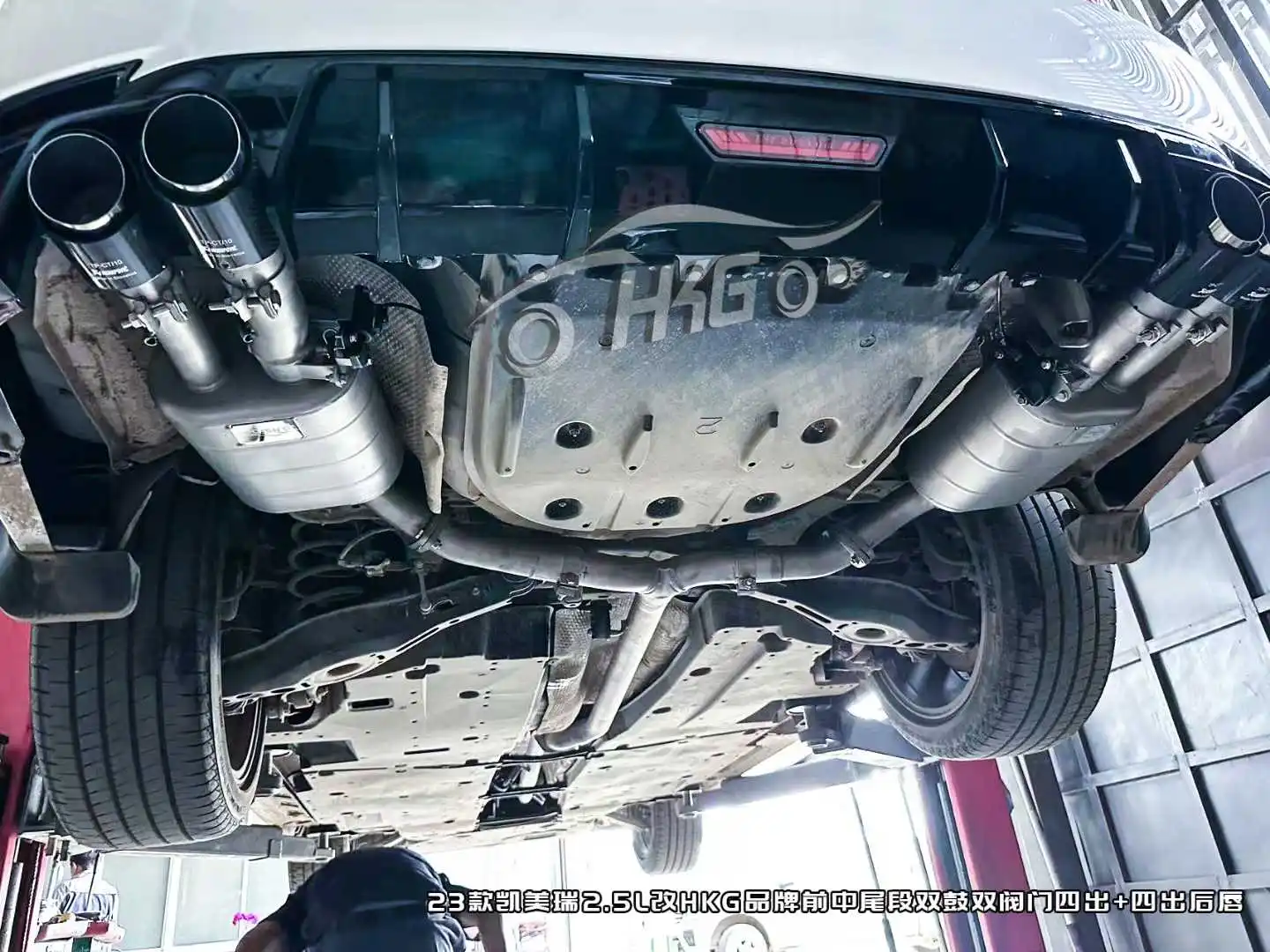 [Продукт на заказ] Для 05-14 Toyota Camry 2 5 л 3 0 catback 304 регулируемый глушитель выхлопной