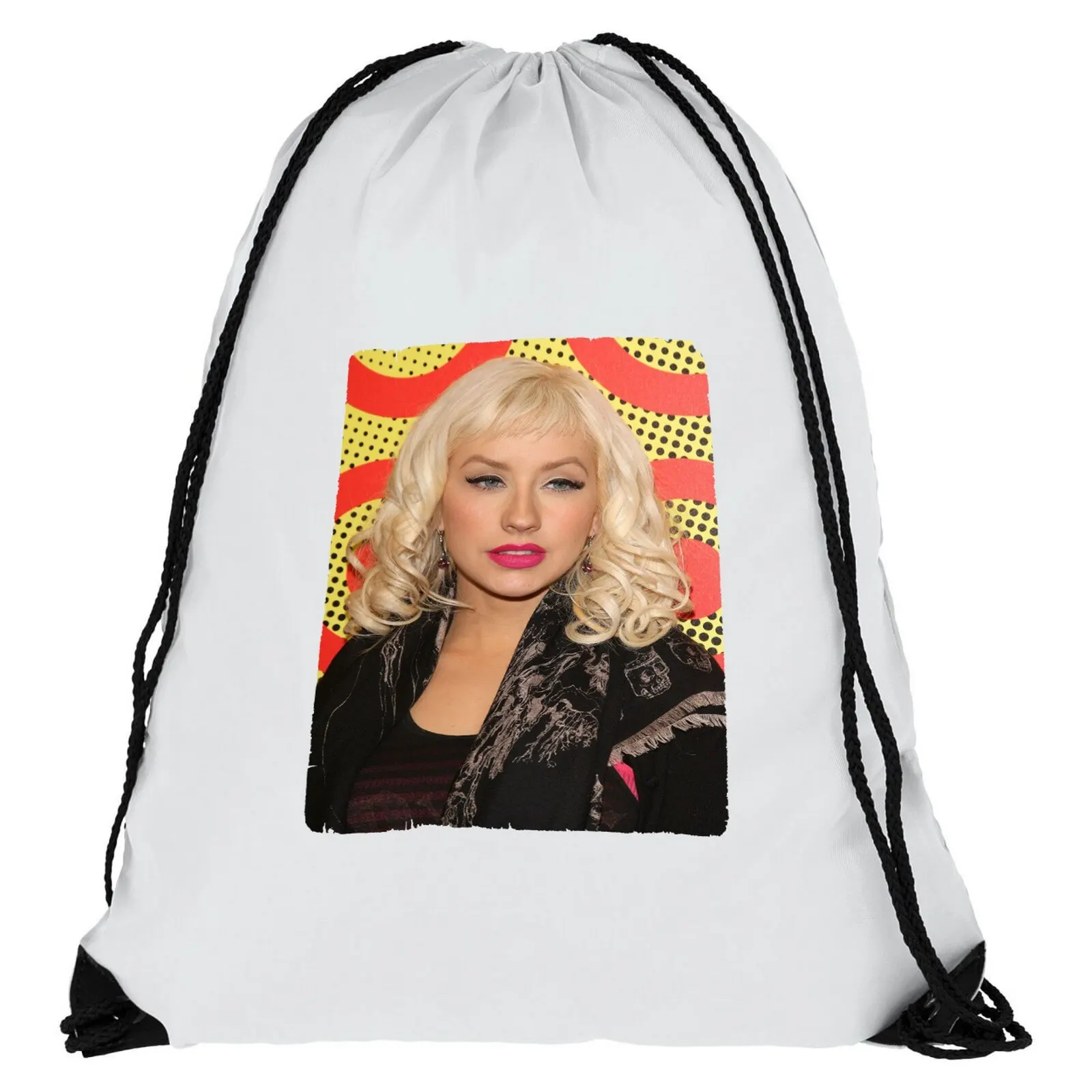 Мешок для обуви школьный и тренировочный Кристины Агилеры (музыка Кристины Агилеры Pop)-10143.