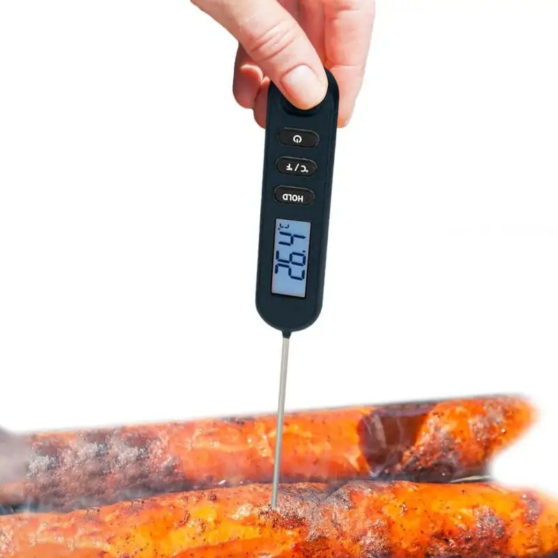 

Food Thermometer Precise Electronic Instant Meat Thermometer Digital Temperature Probe Instant Read Calibration For BBQ Grill