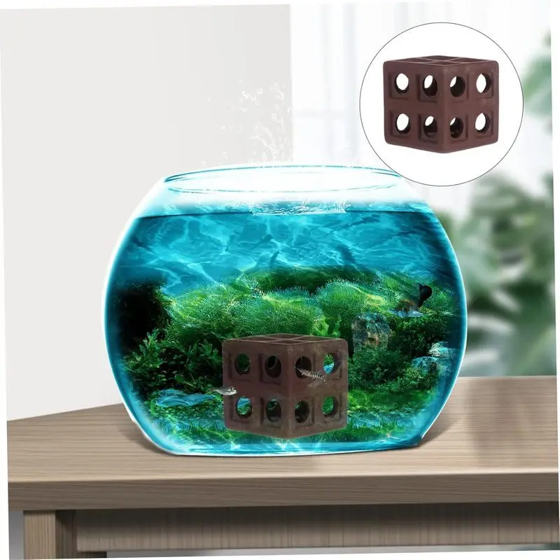 Инновационное украшение для аквариума-магический куб: стильный и веселый вашего