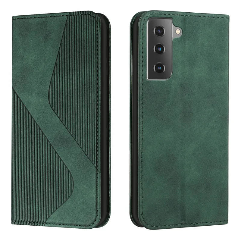 Magnetic Leather Case na For Samsung Galaxy S23+ S21 FE S22 Ultra S23 Plus S23Plus 5G Funda Skin Feel Wallet Cover S Pattern Bag