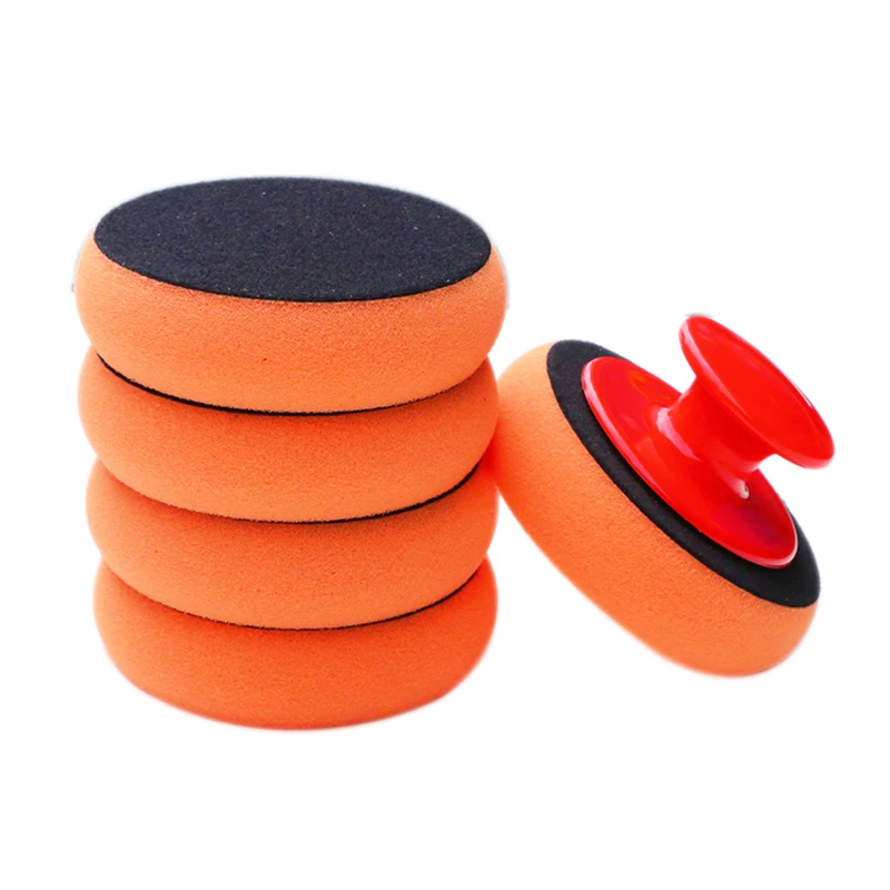 

Car Wash Polishing Pad Car Wax Applicator Pad Auto Polisher Waxing Sponge Kit Car Interior Exterior Cleaning Accessories Tool