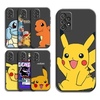 pikachu pokemon phone cases for samsung galaxy a51 4g a51 5g a71 4g a71 5g a52 4g a52 5g a72 4g a72 5g funda back cover carcasa