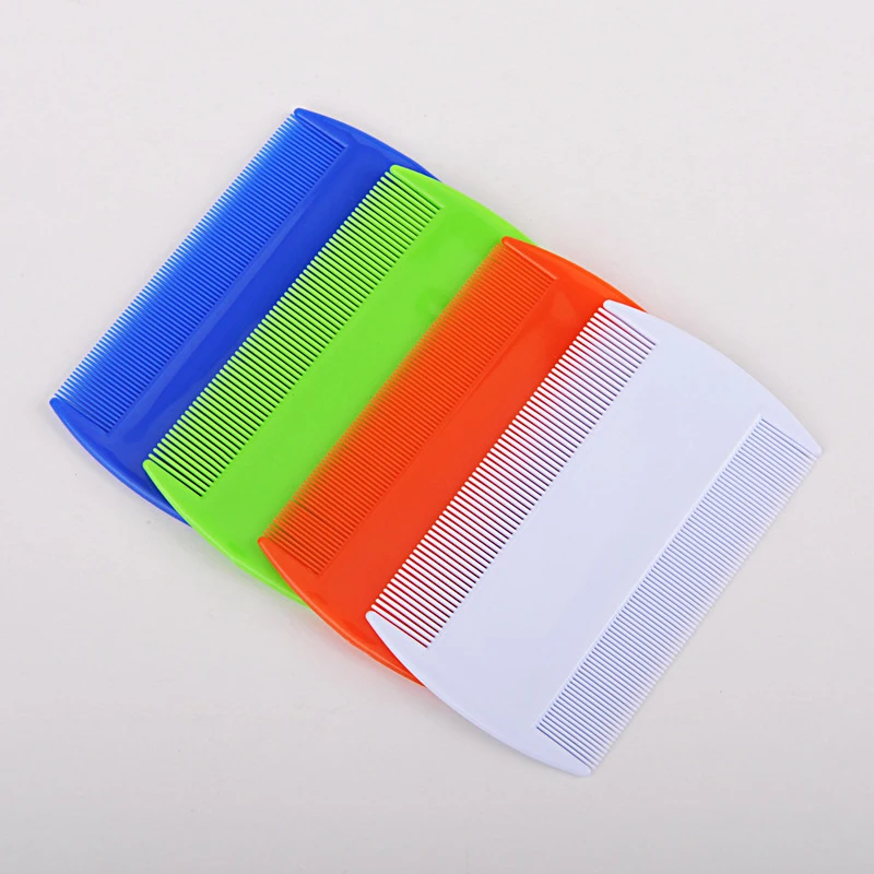 

Plastic Double-sided Flea Comb Protable Fine Tooth Head Lice Flea Nit Hair Combs For Styling Tools Hair Comb Hair Accessories