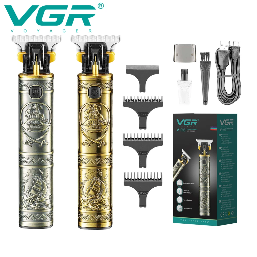 

VGR машинка для стрижки волос триммер для мужчин Триммер для волос Т9 Парикмахерская Профессиональный Стрижка для волос Электрический Машинка для стрижки волос беспроводная Стрижка волос Металл Триммер для мужчин V-096