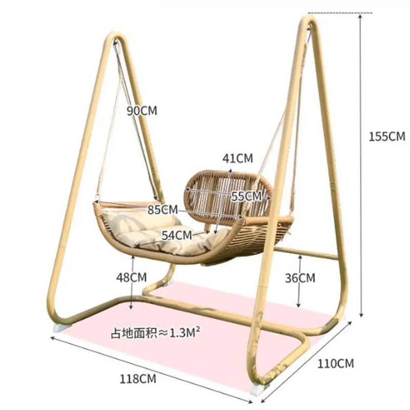 Уличные качели для террасы Подвесные расслабления вибрирующие шезлонги уличная