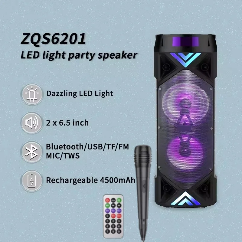 Колонка для караоке с микрофоном