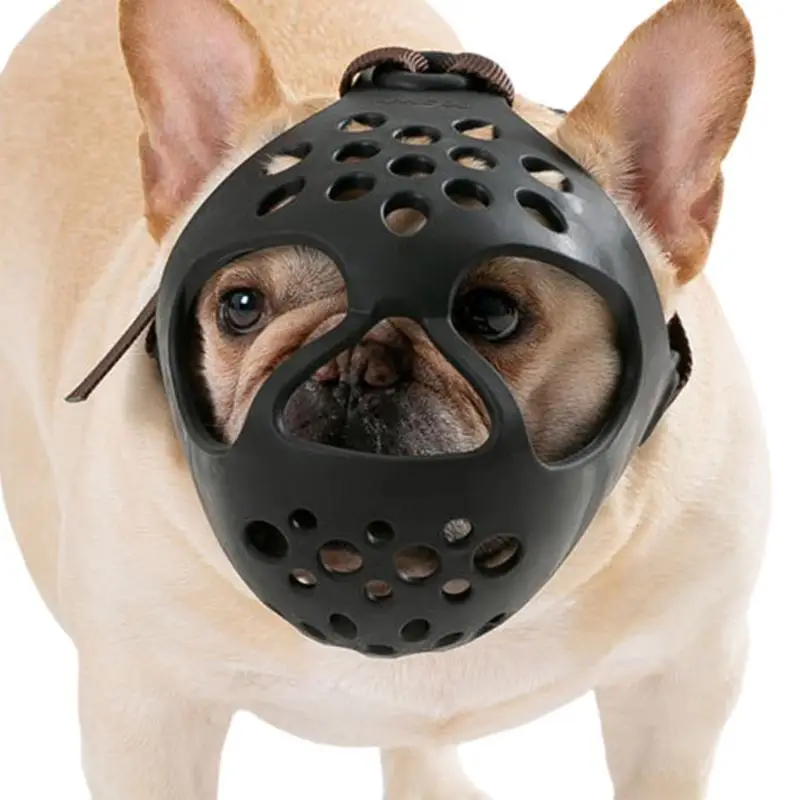 

Anti-biting Dog Muzzle Soft Glue Basket Design Breathable Pet Supplies Safe Anti-Barking Muzzles for Small Medium Large Dogs