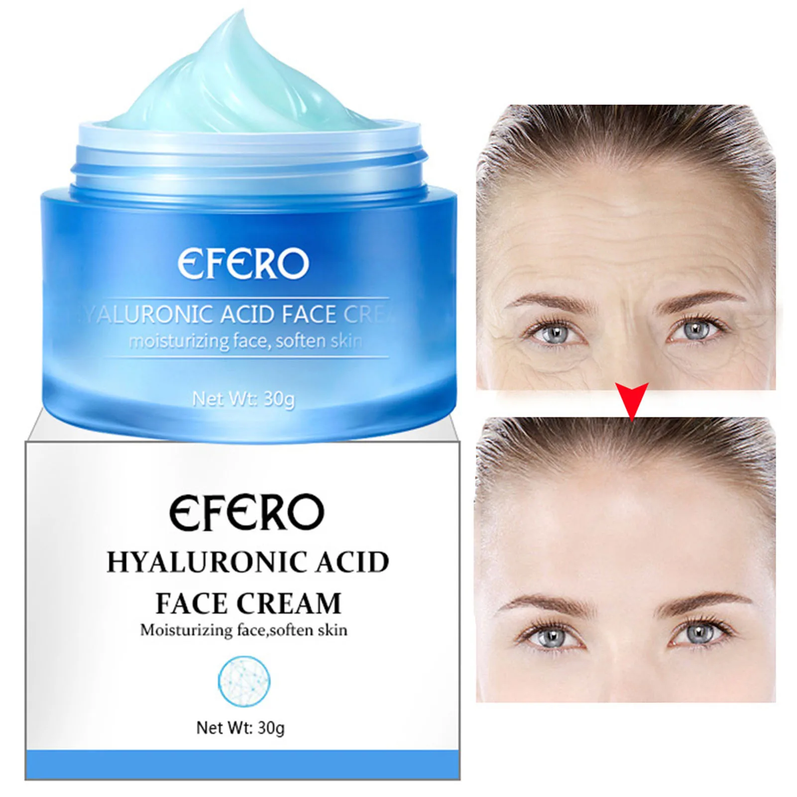 

Moisturizing Cream Skin-Friendly Face Cream with Hyaluronic Acid Hydrating Hyaluronic Acid Serums for All Skin Type