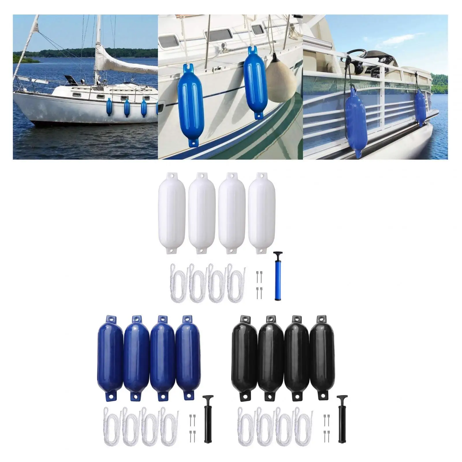 

4 шт., защитная док-станция для яхты