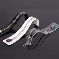 acrylic necklace organizer holder stand bracelet case jewellry exhibitor watch display riser jewellery counter accessories