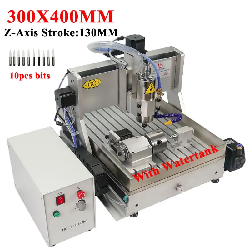 

LY 3040 CNC Router Engraver Engraving Drilling Milling Machine Metal Carver for Stain Steel Wood PVC Cutting Usb Port 800W