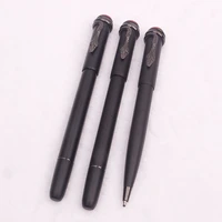 luxury edition mb black ultra matte rollerball pen snake clip best ballpoint fountain pens school business office stationary