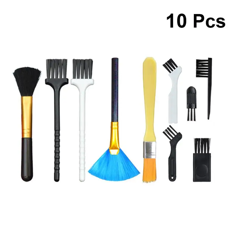 

10pcs Hair Computer Keyboard Cleaning Brush Home Cleaning Brush Multi-function Dust Remover