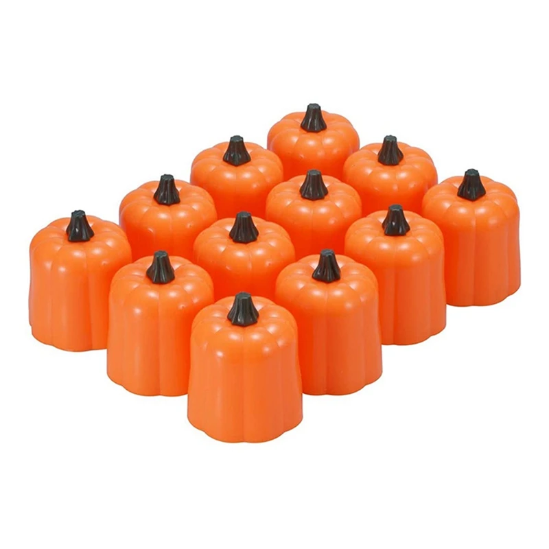 

Creative Pumpkin Candles Light For Halloween Christmas Holiday Decoration