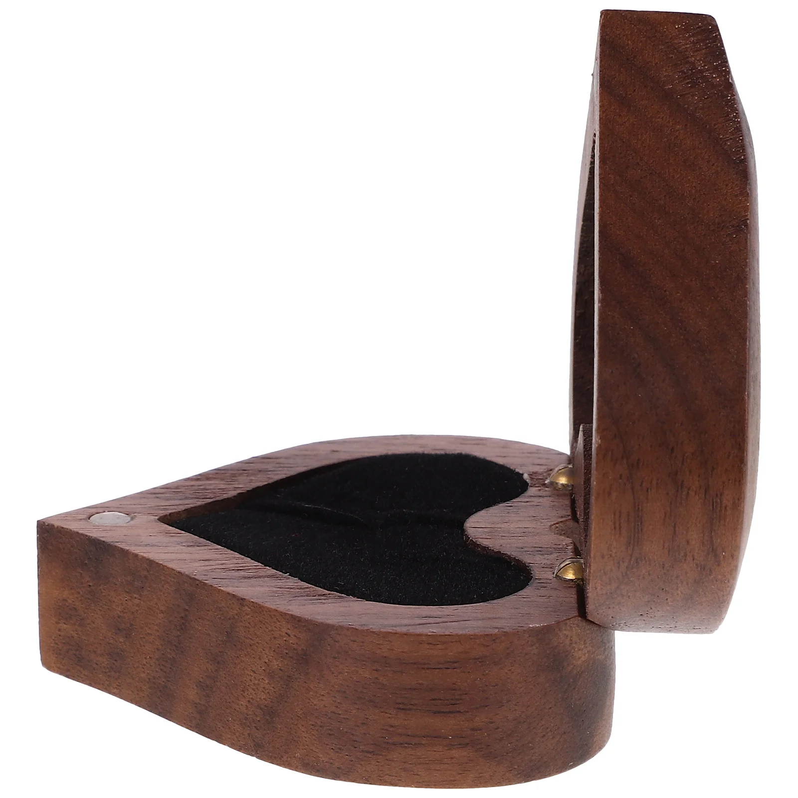 

Wooden Heart Ring Box Wedding Ceremony Ring Box Proposal Engagement Ring Box